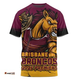Amazing Aussie Brisbane Broncos Unleash Power In The Ultimate Battle T-shirt