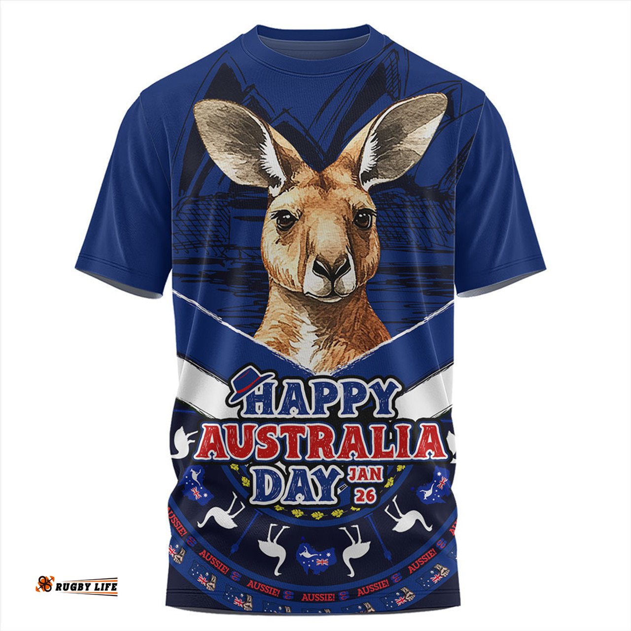 Amazing Aussie Australia Kangaroo Pride Australia Day T-shirt