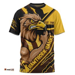 Amazing Aussie Hawthorn Battlefield Glory Gear T-shirt