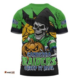 Amazing Aussie Canberra Raiders Dark Moon Rugby Halloween Battle Edition T-shirt