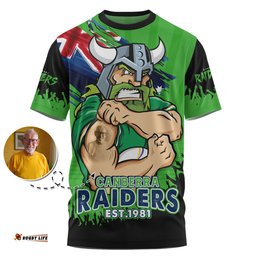 Amazing Aussie Canberra Raiders Heart Of A Fighter Tough And Fearless T-shirt
