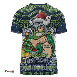 Amazing Aussie Canberra Raiders Aussie Ugly Christmas For Die Hard Fan Supporters T-shirt