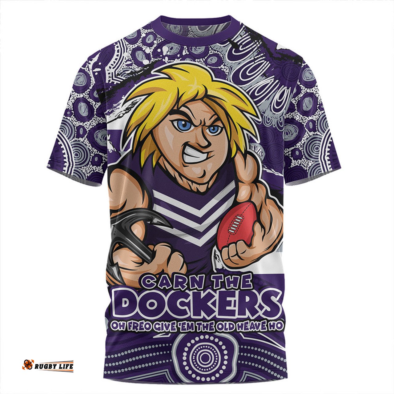 Amazing Aussie Fremantle Blazing Spirit Of Victory T-shirt