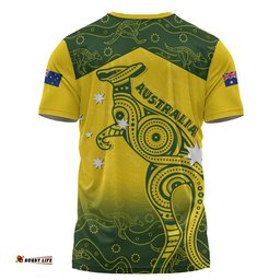 Amazing Aussie Indigenous Australian Aboriginal Dreamtime Kangaroo Australia Pride T-shirt