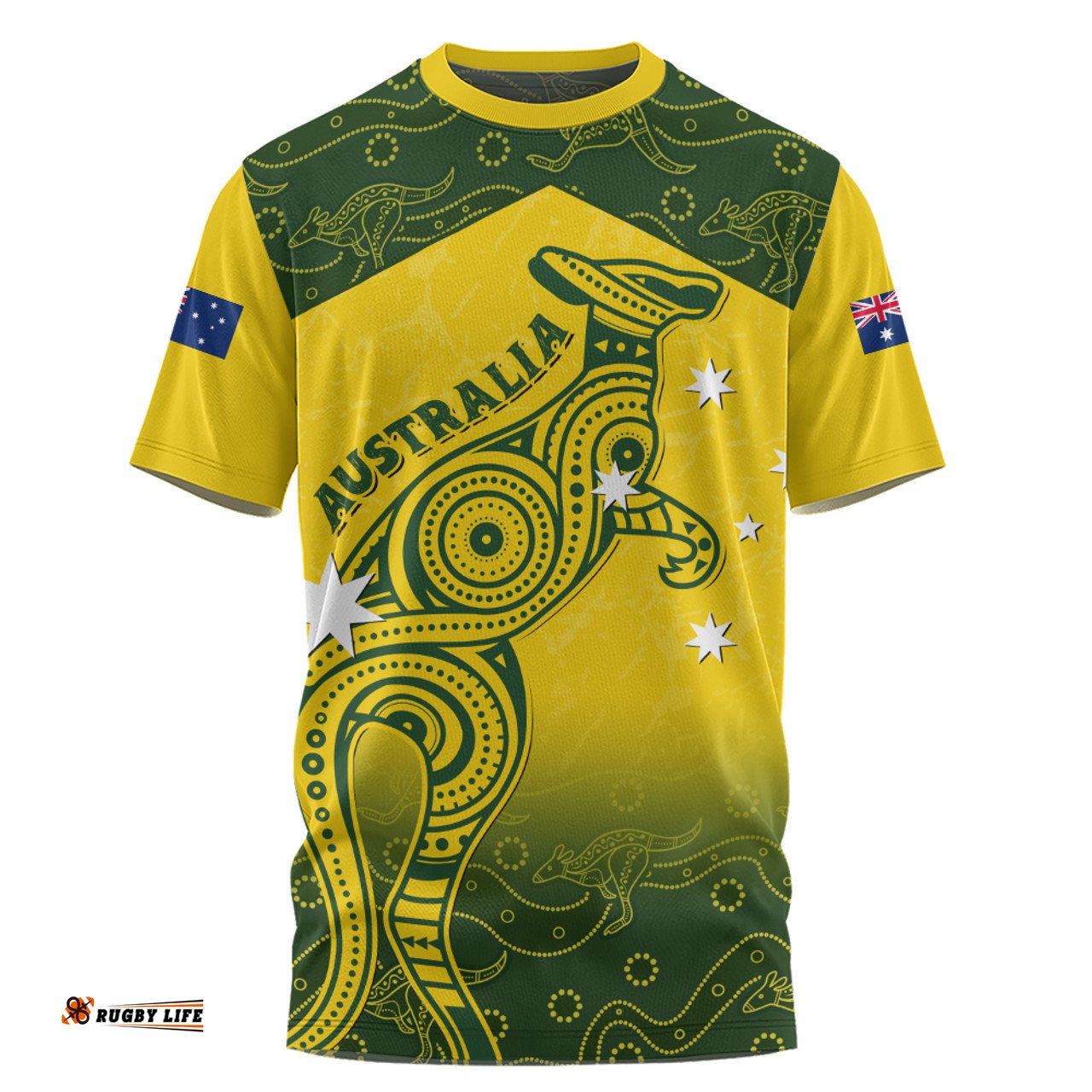 Amazing Aussie Indigenous Australian Aboriginal Dreamtime Kangaroo Australia Pride T-shirt