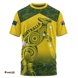 Amazing Aussie Indigenous Australian Aboriginal Dreamtime Kangaroo Australia Pride T-shirt