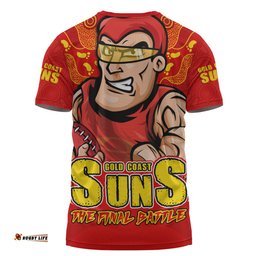Amazing Aussie Gold Coast SUNS Final Clash Battle Edition T-shirt