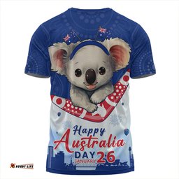 Amazing Aussie Australia Happy Australia Day Koala With Boomerang Edition T-shirt