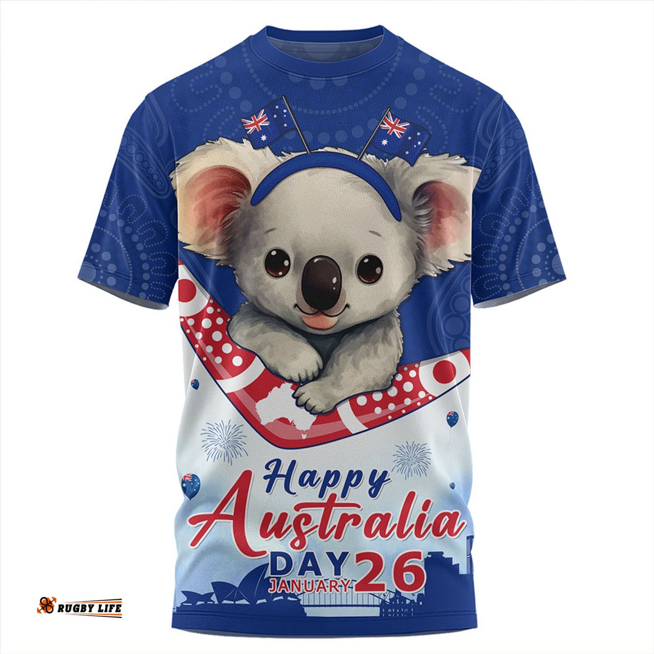 Amazing Aussie Australia Happy Australia Day Koala With Boomerang Edition T-shirt