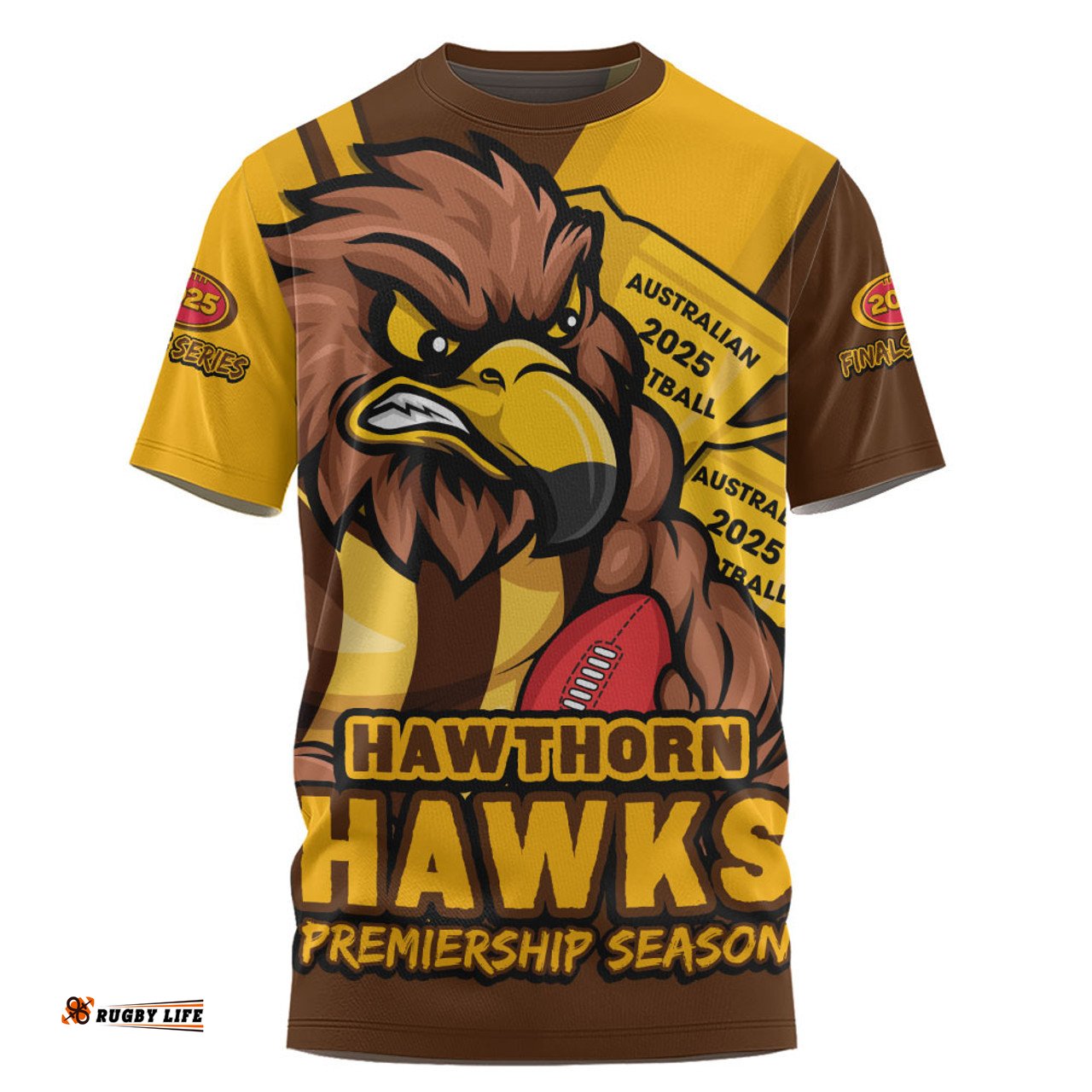 Amazing Aussie Hawthorn Australian Football Finals Premiership Spirit T-shirt