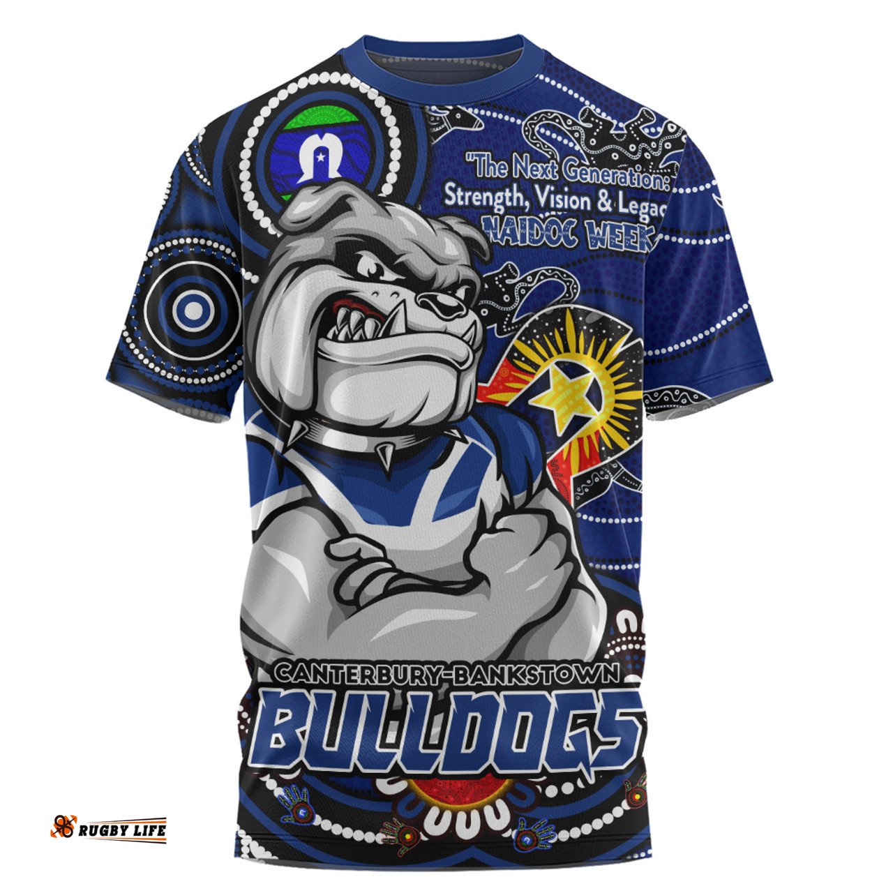Amazing Aussie Canterbury Bankstown Bulldogs Spirit Of NAIDOC Series T-shirt