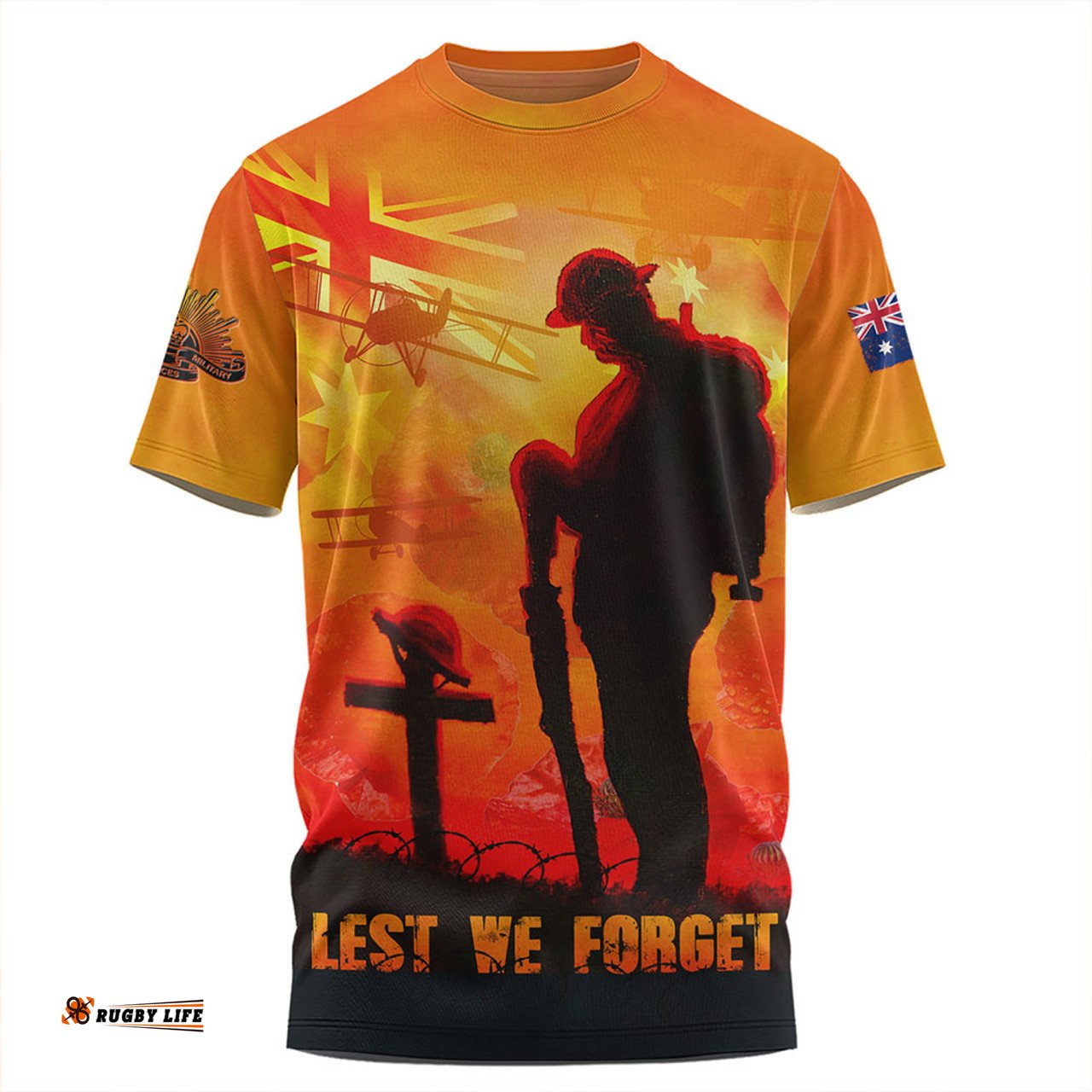 Amazing Aussie Australia Dawn Of Sacrifice Anzac Remembrance T-shirt