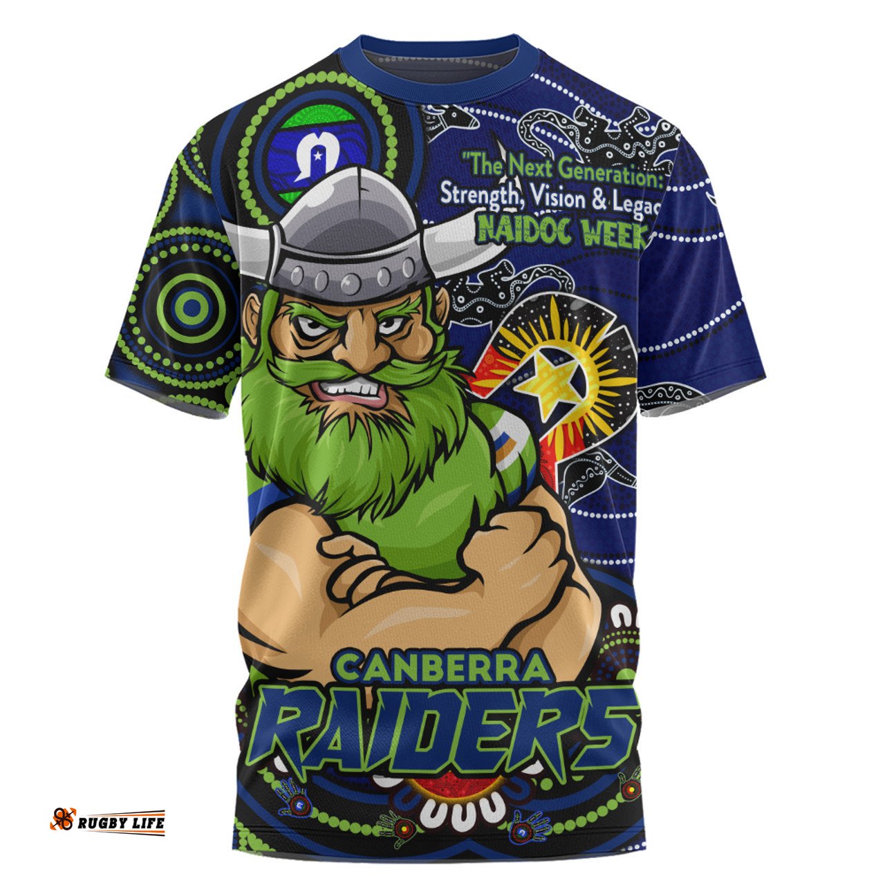 Amazing Aussie Canberra Raiders Spirit Of NAIDOC Series T-shirt