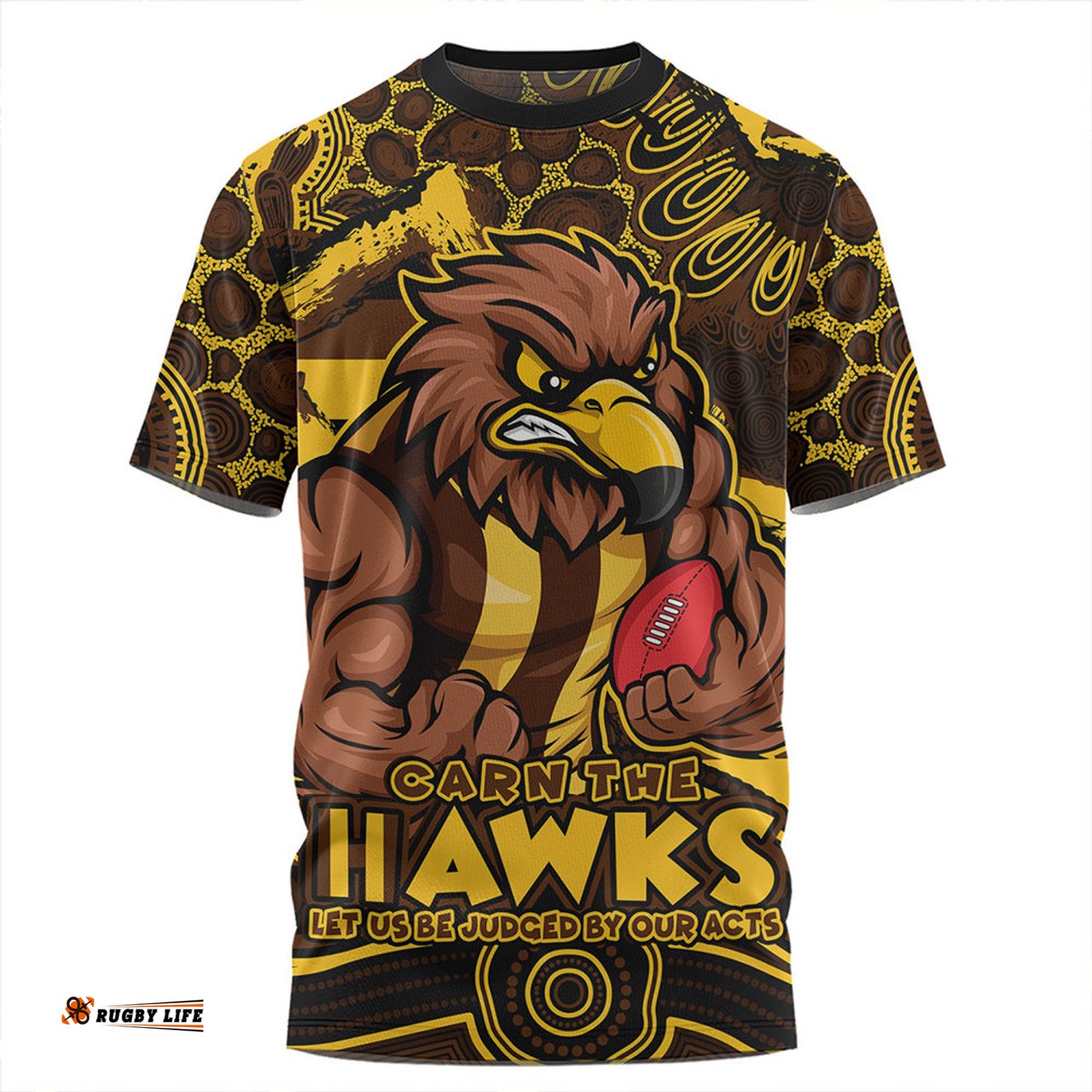 Amazing Aussie Hawthorn Blazing Spirit Of Victory T-shirt
