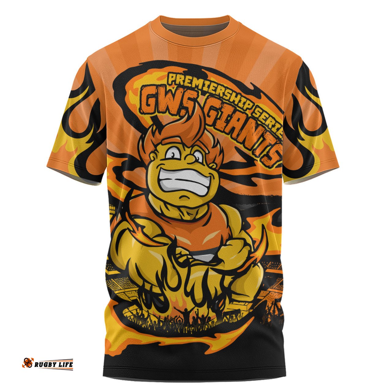 Amazing Aussie GWS GIANTS Premiership Series Flame Edition T-shirt