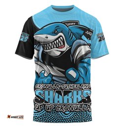 Amazing Aussie Cronulla Sutherland Sharks Battle For Glory Rugby Finals Edition T-shirt
