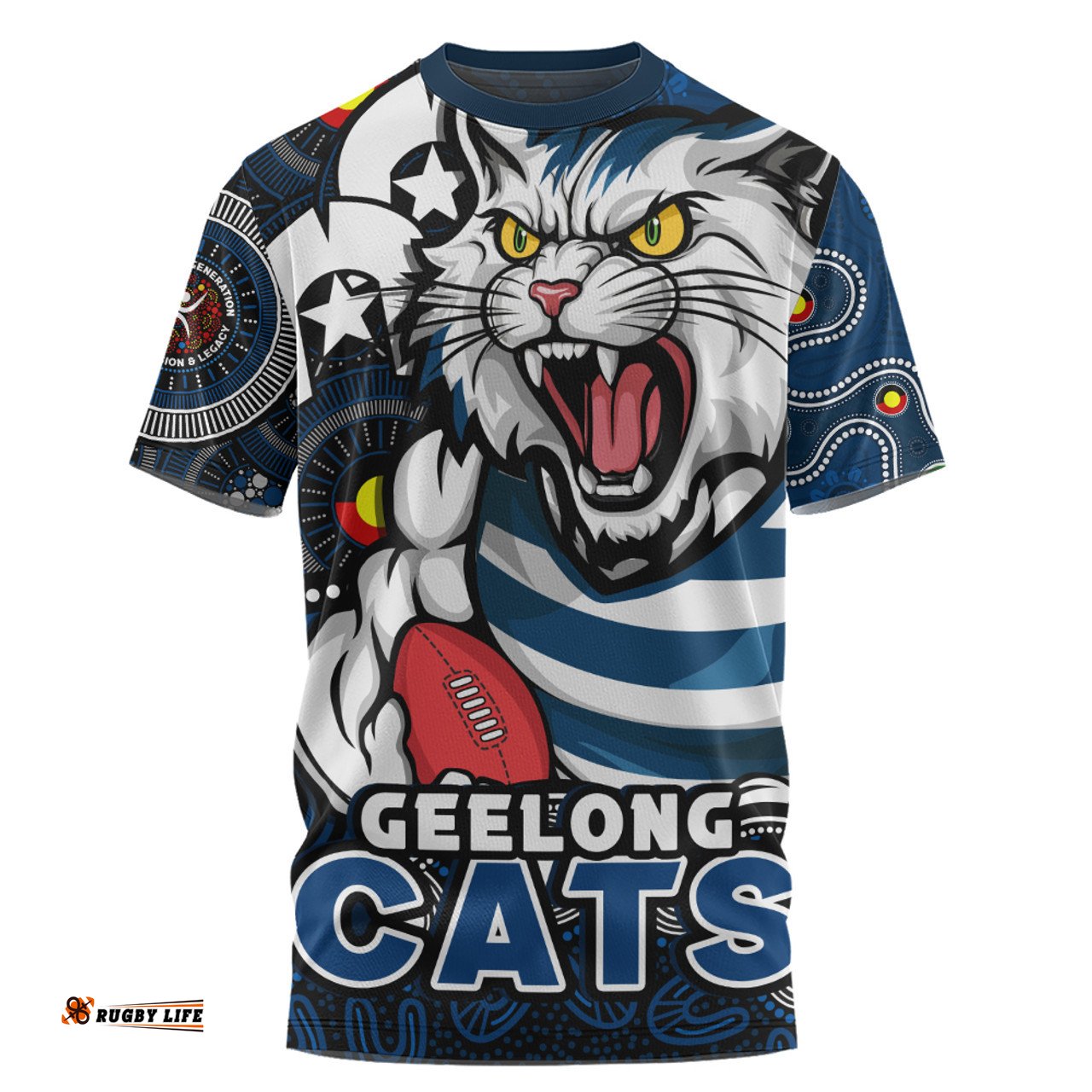 Amazing Aussie Geelong Cats NAIDOC Spirit Of Country T-shirt