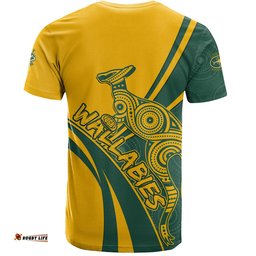 Amazing Aussie Australia Wallabies Squad Aboriginal Pattern Inspired T-shirt