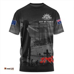 Amazing Aussie Australia Sunset Of Sacrifice And Remembrance Day Honor T-shirt