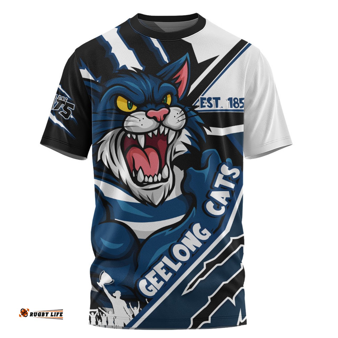 Amazing Aussie Geelong Cats Battlefield Glory Gear T-shirt