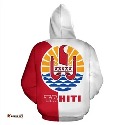 Tahiti All Over Hoodie - Shoulder Style - Bn09
