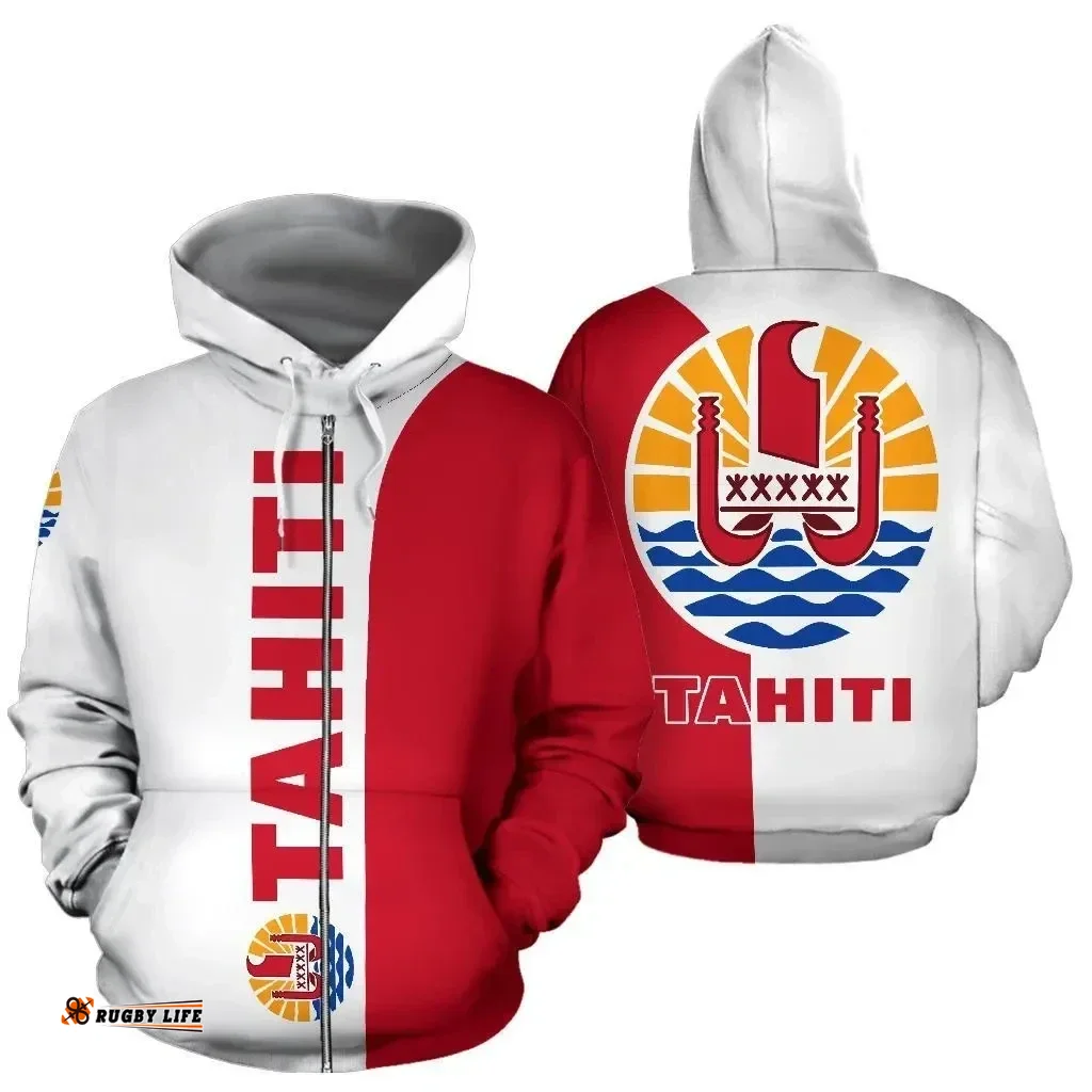 Tahiti All Over Hoodie - Shoulder Style - Bn09