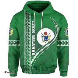 Rugbylife Hoodie - Cook Islands Rugby Hoodie Simple Style Green