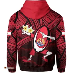 Rugbylife Hoodie - Tahiti Rugby Hoodie Dab Trend Creative