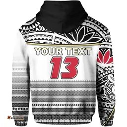 Rugbylife Hoodie - (Custom Personalised) Papua New Guinea Rugby Hoodie - PNG Impressive - Custom Text and Number
