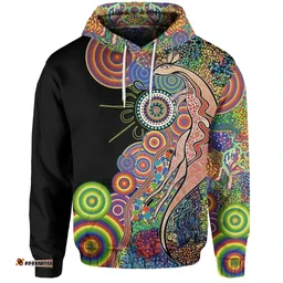 Australia Hoodie Aboriginal Style NO.1 TH4