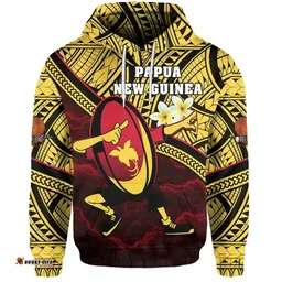 Papua New Guinea Rugby Hoodie Style Dab Trend K13