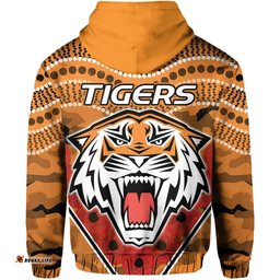 Custom Personalised Tigers ANZAC Hoodie Wests