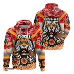 Tigers Hoodie Wests ANZAC Day Special version