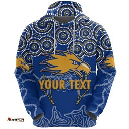 custom personalised eagles indigenous hoodie west coast