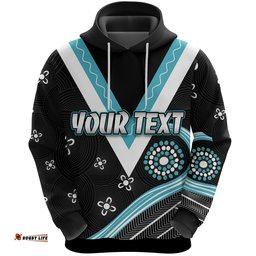 Custom Personalised We Are Port Adelaide Hoodie Power