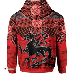 St. George Illawarra Dragons Hoodie ANZAC Day Aboriginal