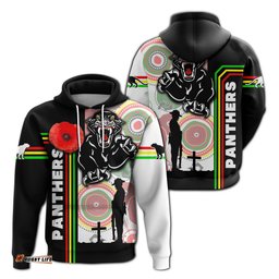 penrith panthers hoodie anzac day power style