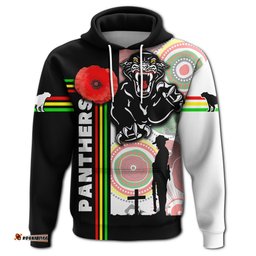 penrith panthers hoodie anzac day power style