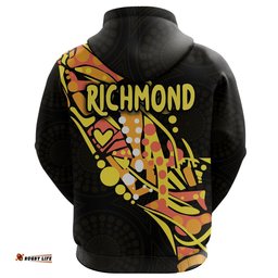 Custom Personalised Richmond Hoodie Tigers Limited Indigenous