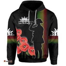 panthers anzac day hoodie