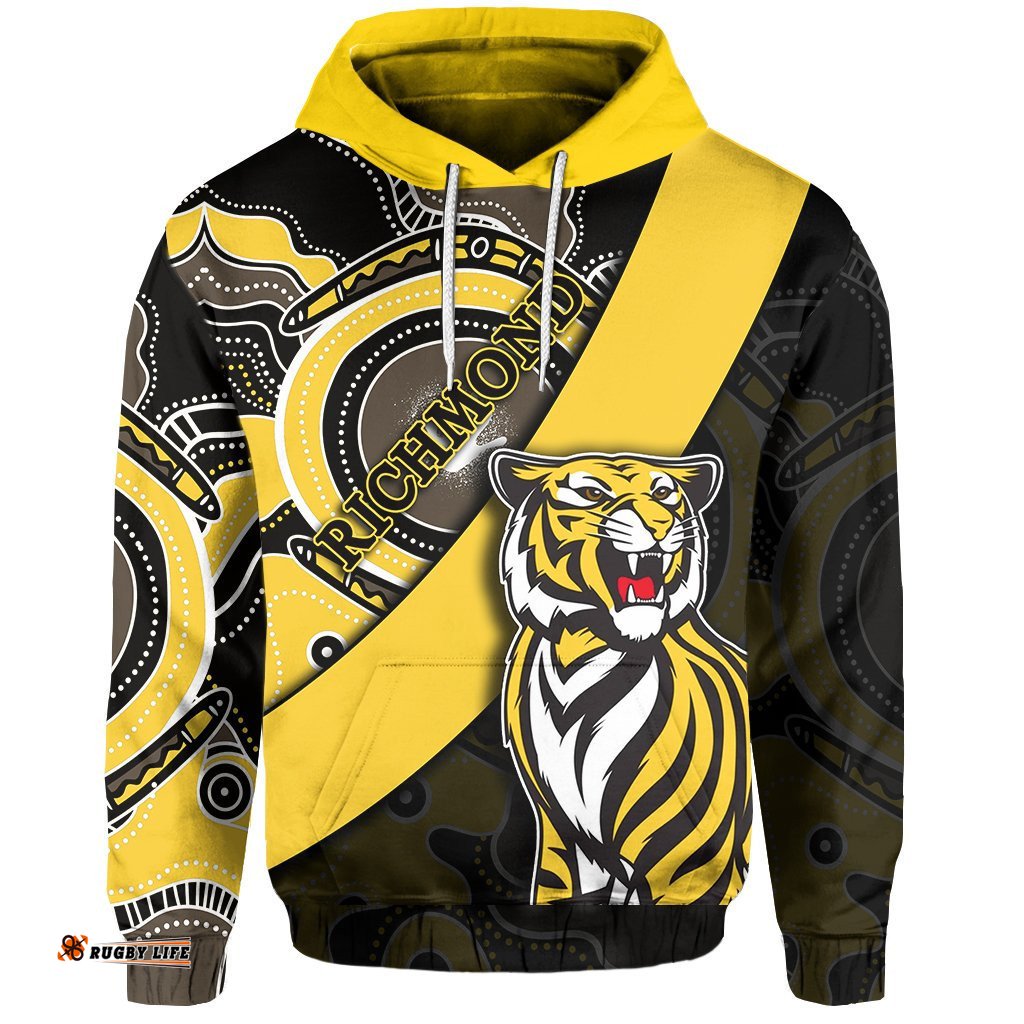 Richmond Tigers hoodie Aboriginal Style