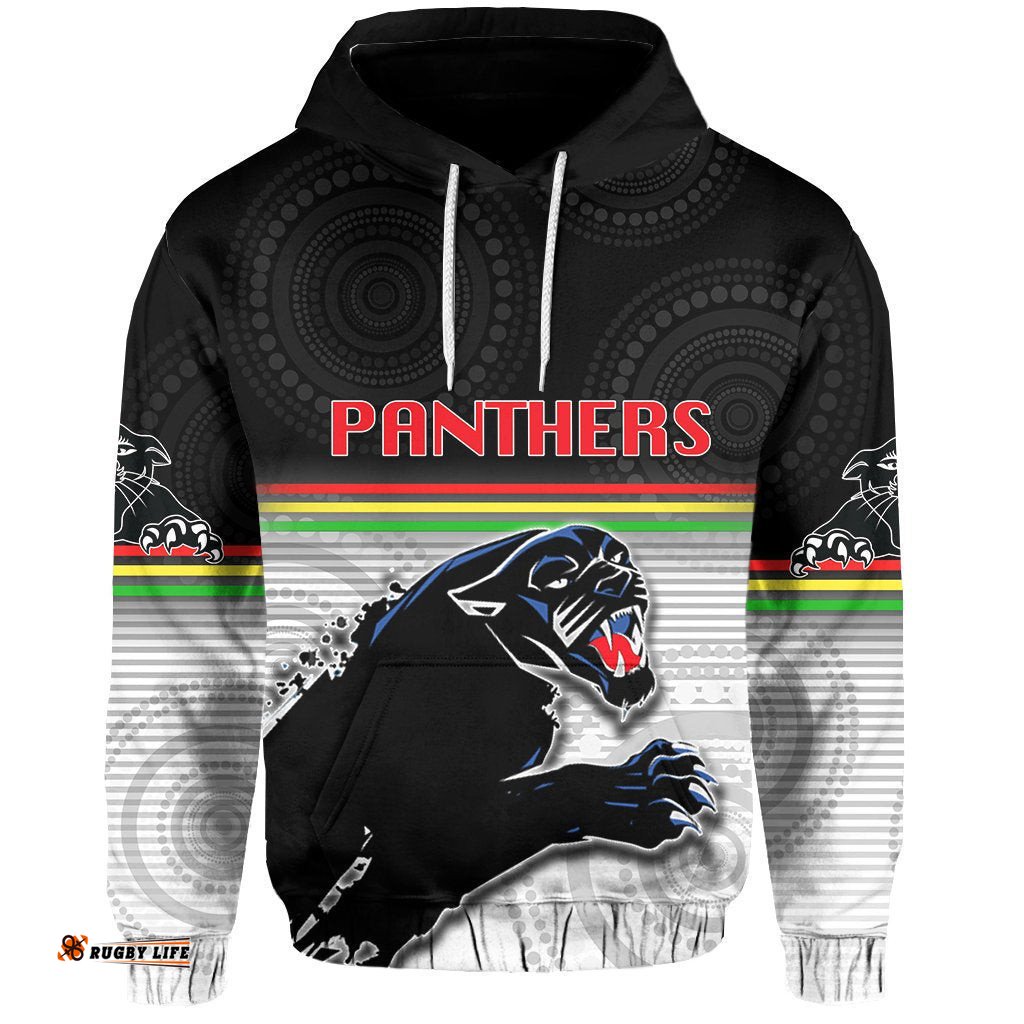 panthers aboriginal hoodie simple style