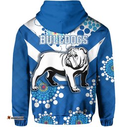 custom personalised bulldogs hoodie indigenous newest
