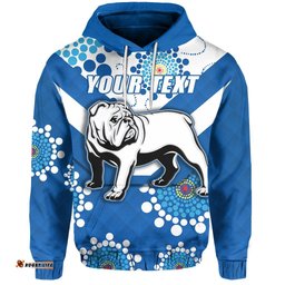 custom personalised bulldogs hoodie indigenous newest