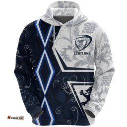 Scottish Rugby Hoodie Thistle Unique Vibes