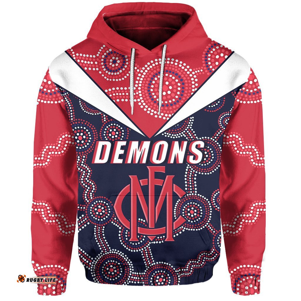 Demons Indigenous Hoodie Melbourne Fancy