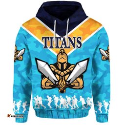 Gold Coast Hoodie Titans Gladiator ANZAC Vibes