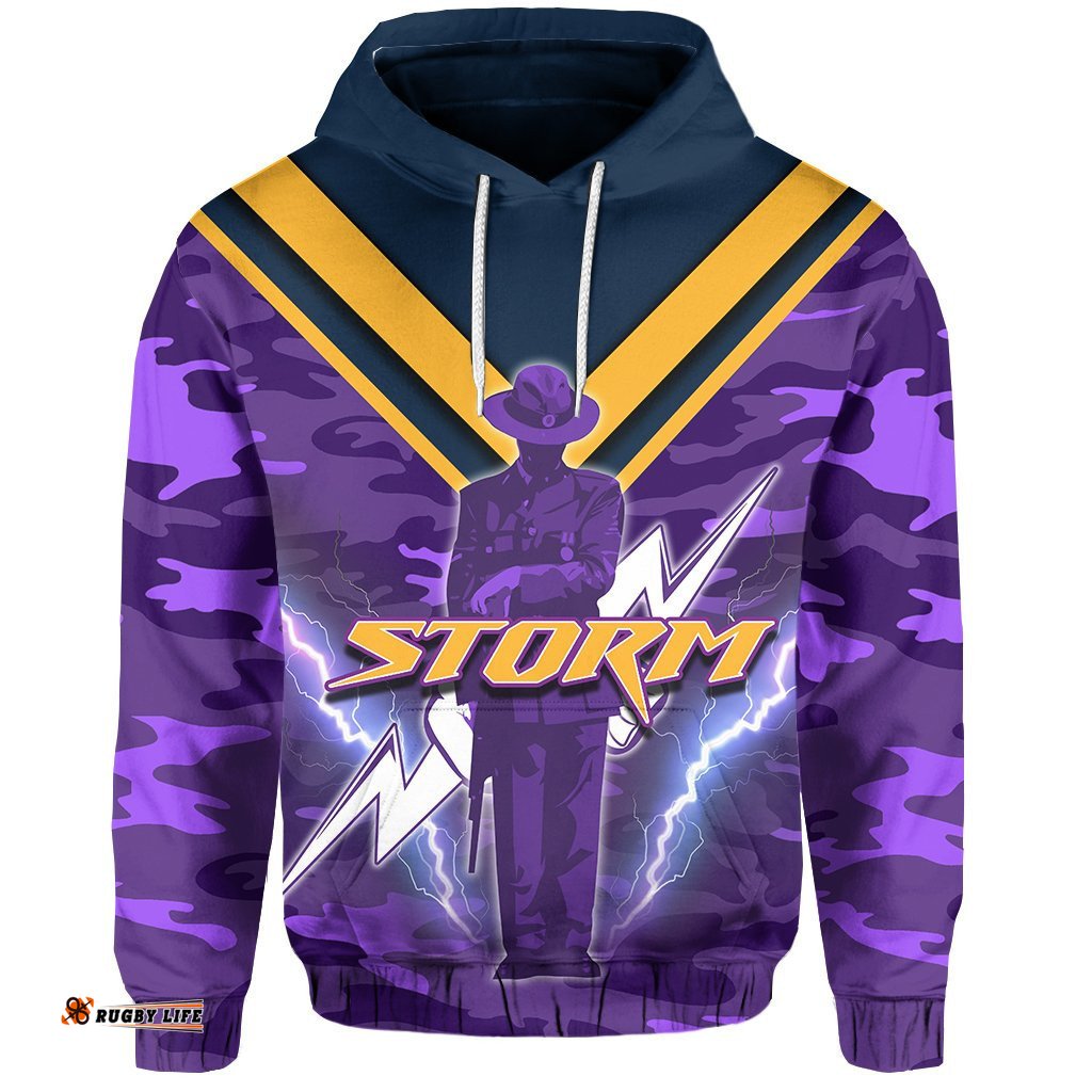 melbourne all over hoodie storm anzac day army patterns