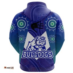 bulldogs hoodie aboriginal country style