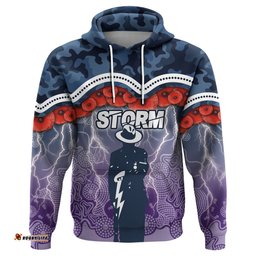 melbourne storm hoodie anzac day aboriginal